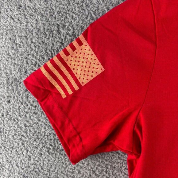 Grunt Style Valentines Shirt Mens XL Red Tee Patriotic Love Outdoor Military Run - Picture 4 of 12